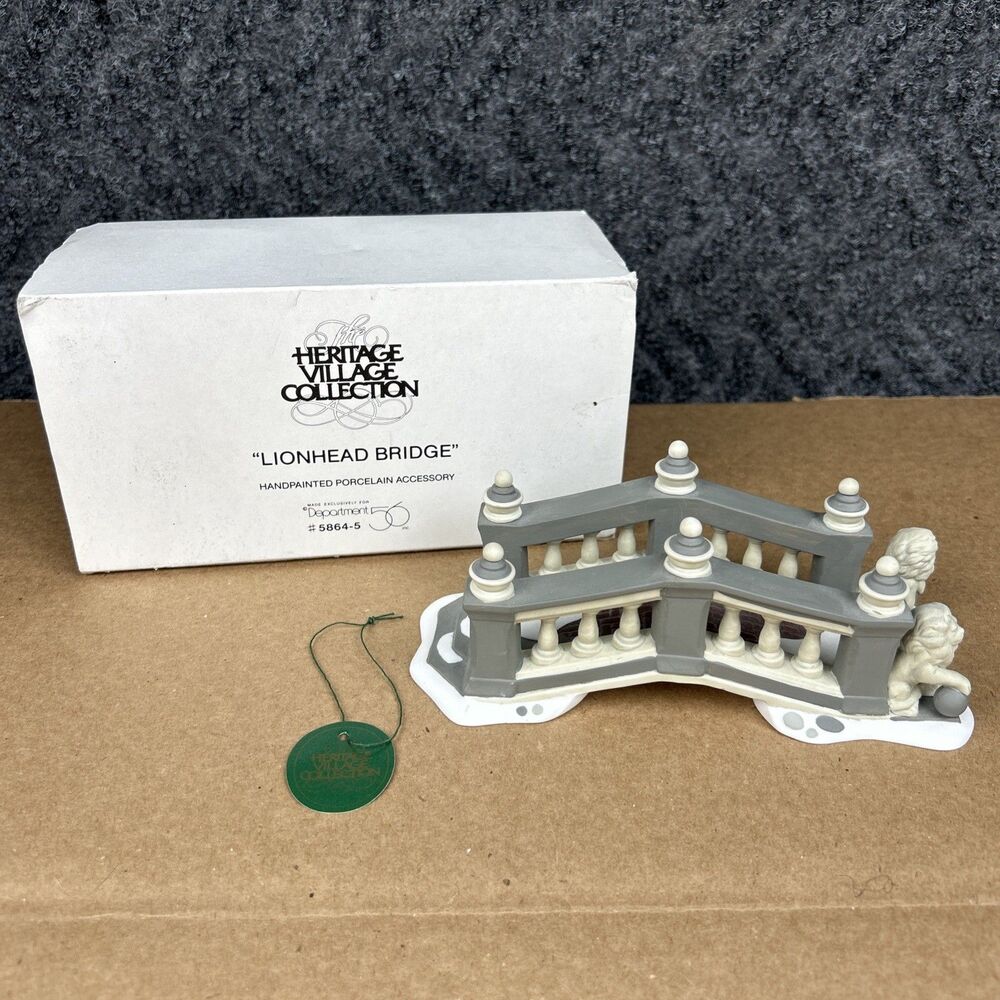 Department 56 Heritage Village Collection "Lionhead Bridge" #5865-5